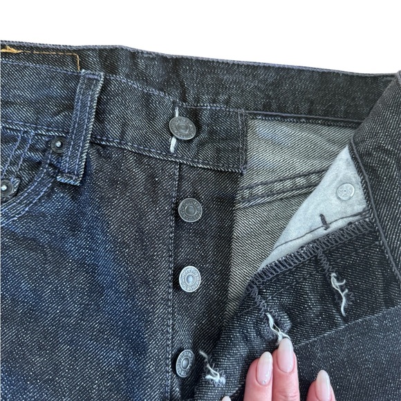 Perfect black Classic Levi’s  Denim Jeans straight leg fits 25 - Picture 9 of 9
